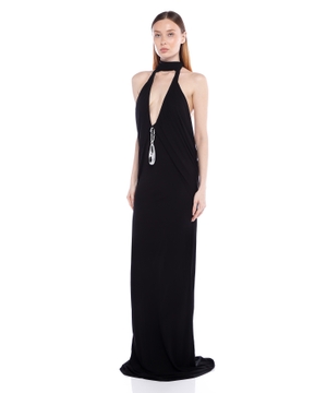 Halter bağlanmalı drapeli Lavalliere don