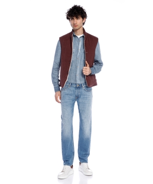 Denim pambıq köynək