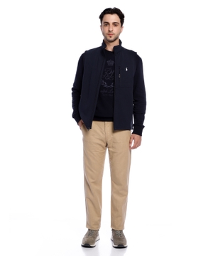 Linen and cotton trousers