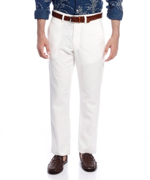 Linen and cotton trousers