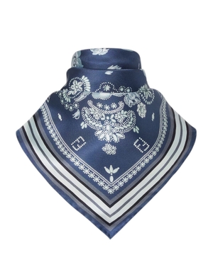 FF Logo detail silk foulard