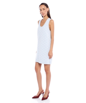 GG wool jacquard mini dress