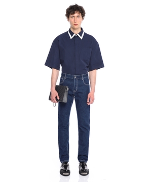 Regular-fit cotton shirt