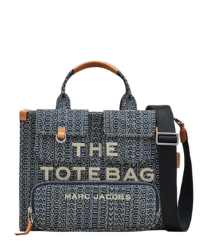 The Cargo Monogram Denim Medium tote çanta