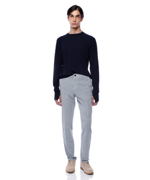Textured cotton pants