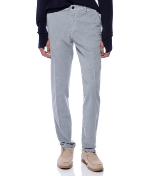 Textured cotton pants