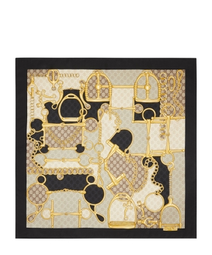 Printed silk carré
