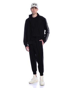 Sporty sweatpants with stripes