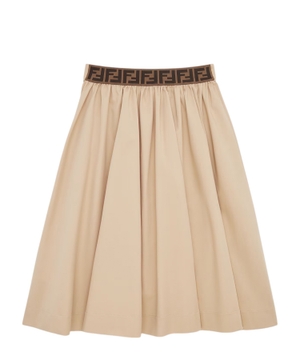 Button-down skirt
