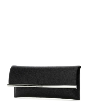 Leather Cross B-long Clutch