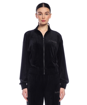 Hotel Karl Velour zip-up sweatshirt