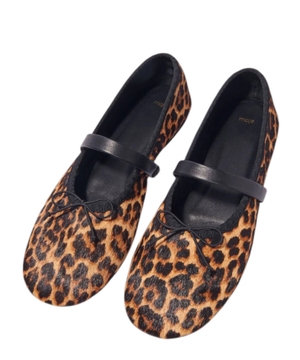 Leopard dəri baletka