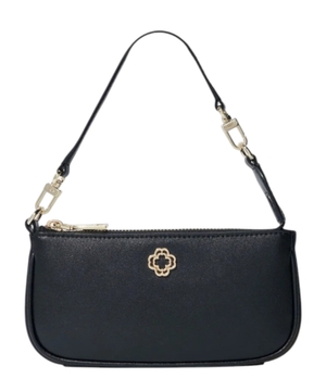 Small leather clutch bag