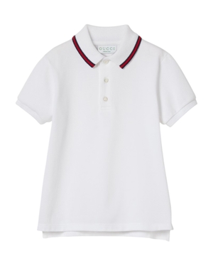 Polo with Web detail