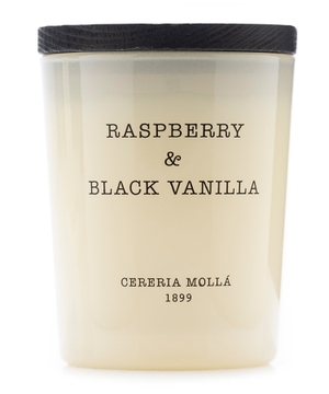 Raspberry & Black Vanilla candle