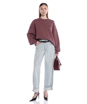 Logo-embroidered sweatshirt