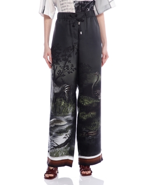Printed trousers