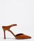 High-heel leather mule shoes #2
