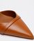 High-heel leather mule shoes #4