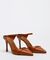 High-heel leather mule shoes #1