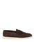 Suede loafers with logo #1