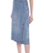 Embroidered midi denim skirt #5