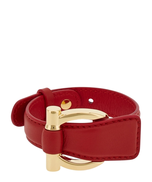 Gancini double twist bracelet