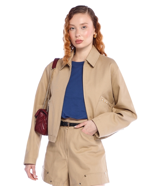 Короткая хлопковая куртка