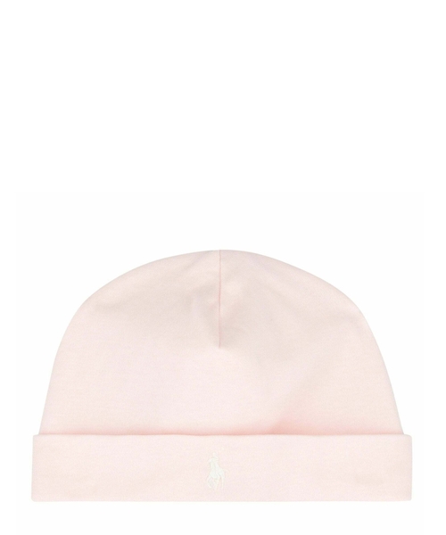 Beanie with logo embroidery