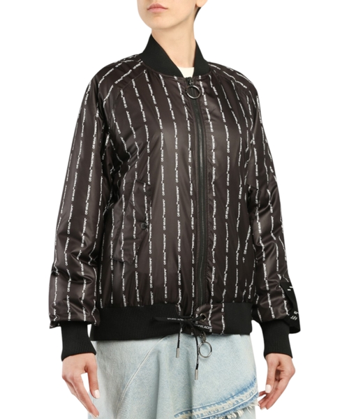 Loqo printli bomber gödəkçə