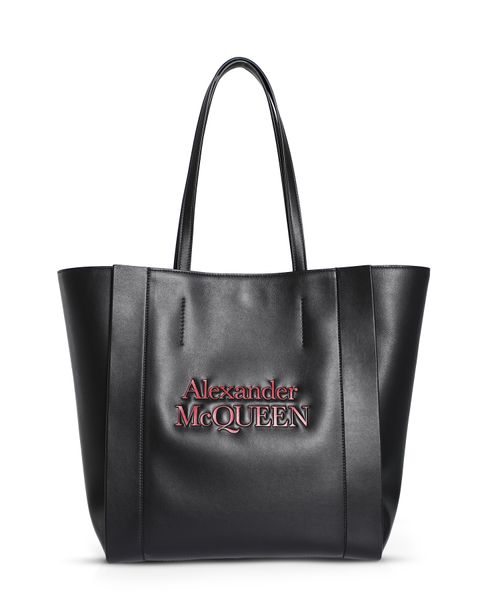 Big black tote bag with logo print Emporium