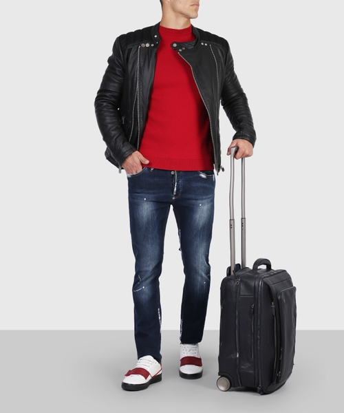 Frankie morello bomber best sale jacket