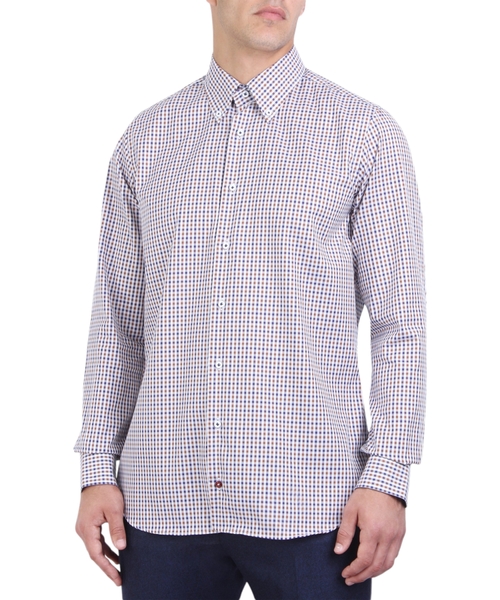 Damalı pambıq köynək