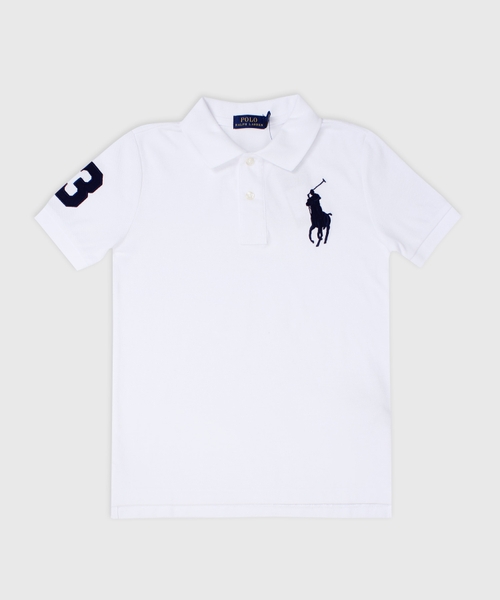 Ağ rəngli öndə iki düymə polo