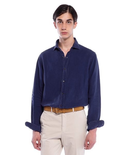 Düz biçimli kətan köynək