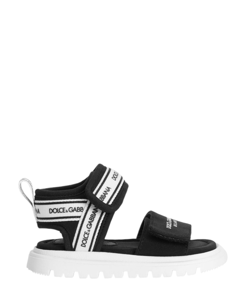 Sandals with logo
