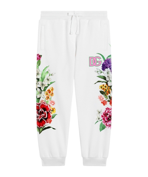 Floral printed jogging pants