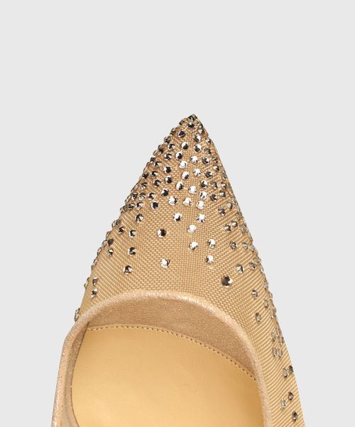 Follies strass hotsell pointy toe pump