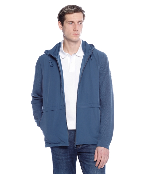 Sports jacket with logo detail