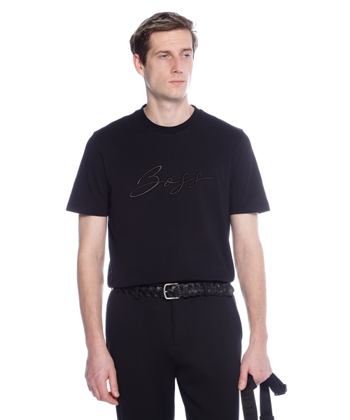 Loqo naxışlı T-shirt