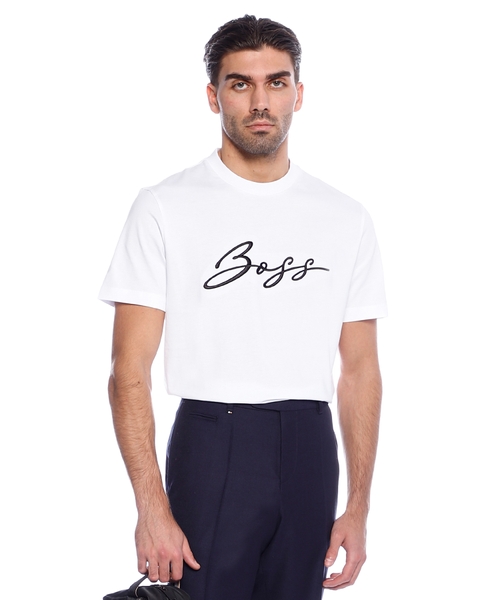 Loqo naxışlı T-shirt