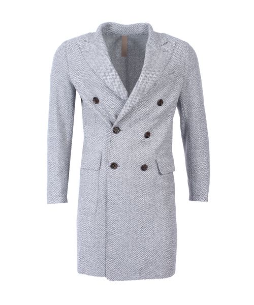 Grey straight clearance coat