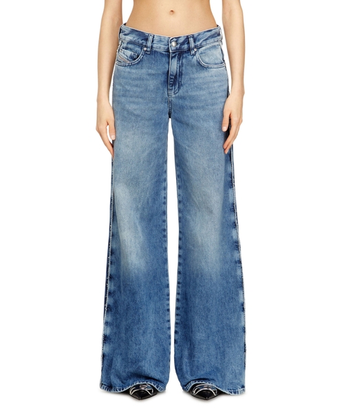 1978 D-Akemi klyoş denim şalvar