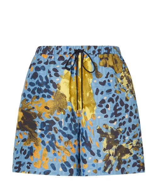 FF nylon printed shorts