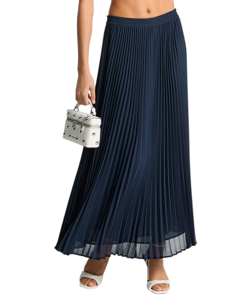 Pleated georgette skirt