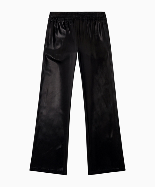 Satin track pants