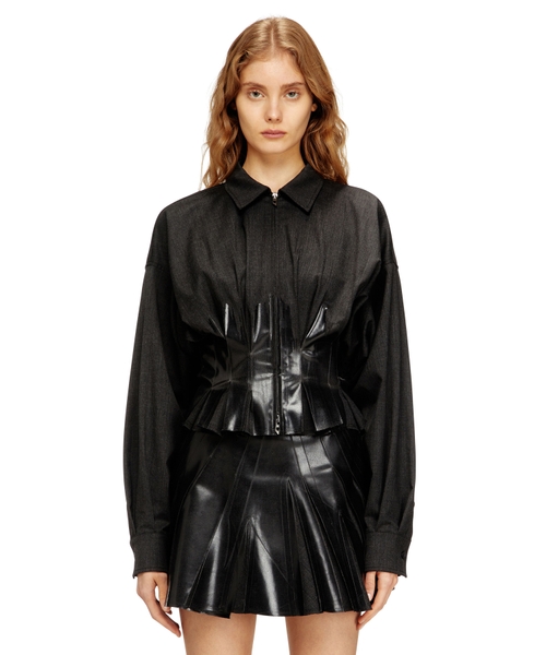 Куртка-рубашка на молнии