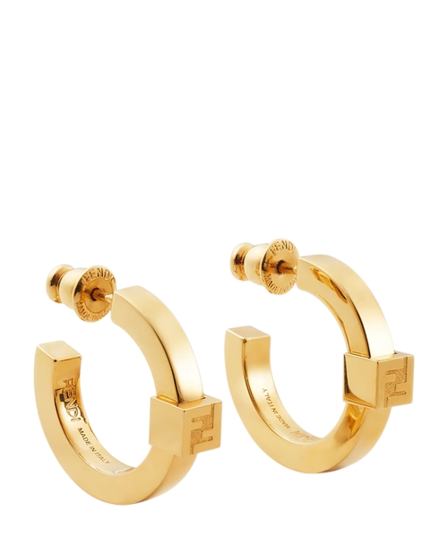 Qızılı metal sırğalar