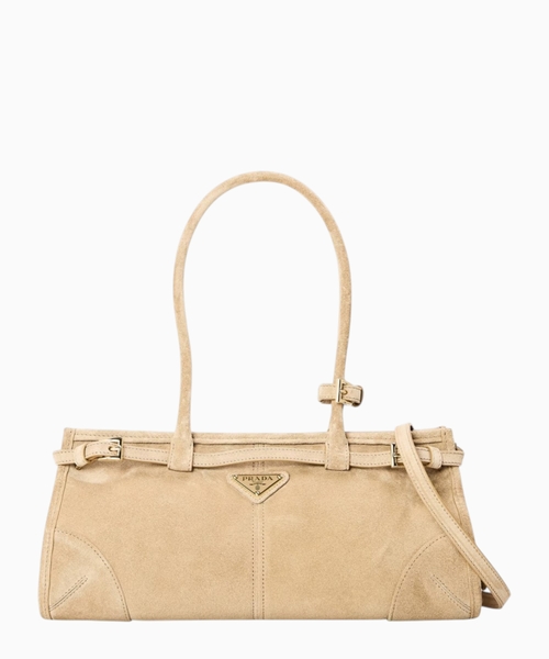 Bonnie Medium suede handbag