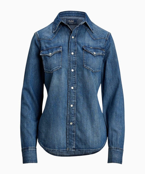 Denim Western shirt